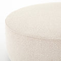 Sinclair Large Round Ottoman-Knoll Natural