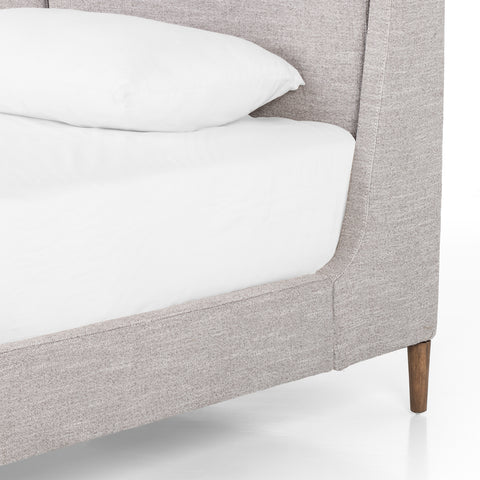 Potter King Bed-Manor Grey
