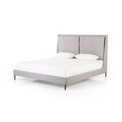 Potter King Bed-Manor Grey