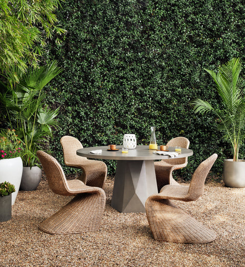Portia Outdoor Dining Chair-Vintage Natural
