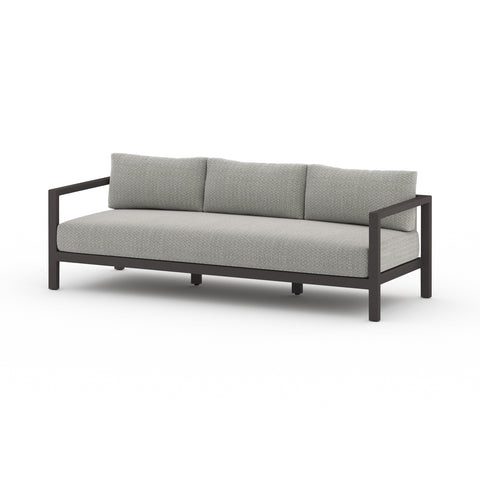 Sonoma Outdoor Sofa-88"-Bronze/Faye Ash
