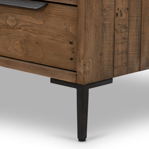 Wyeth 3 Drawer Dresser-Rustic Sandalwood