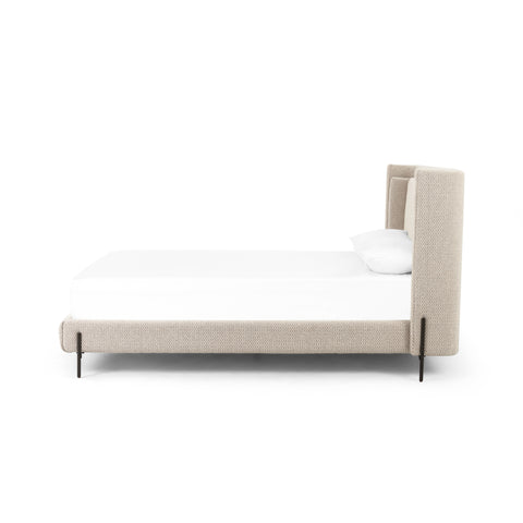 Dobson Bed-Perin Oatmeal-Queen
