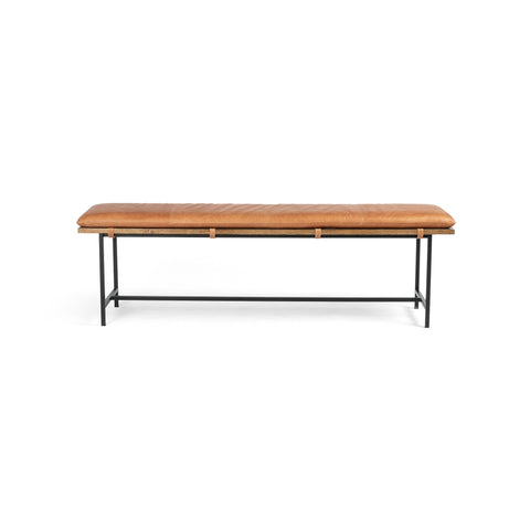 Gabine Accent Bench-Brandy