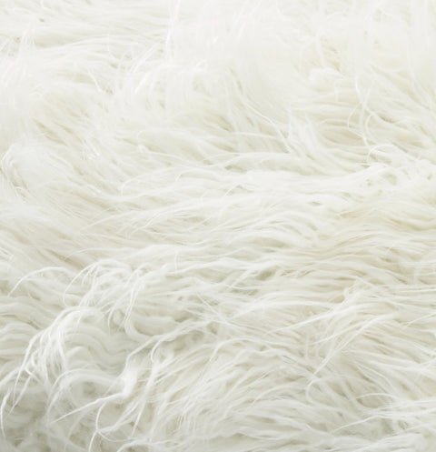 Charlotte Bench-Mongolian Cream Fur