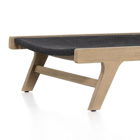 Julian Outdoor Chaise-Washed Brown