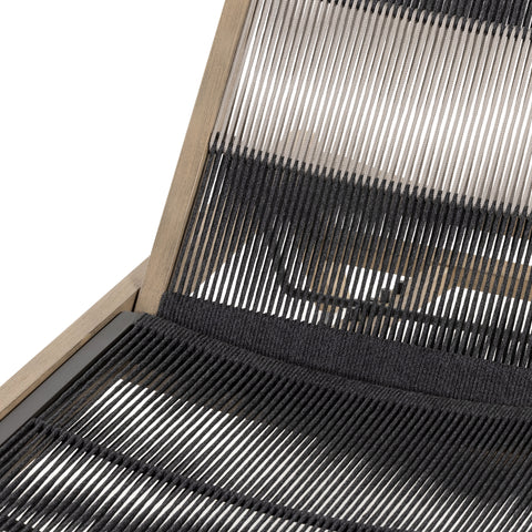 Julian Outdoor Chaise-Washed Brown