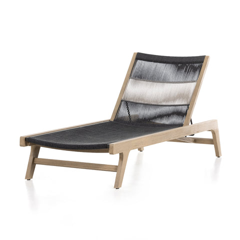 Julian Outdoor Chaise-Washed Brown