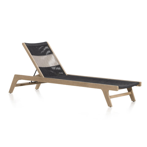 Julian Outdoor Chaise-Washed Brown