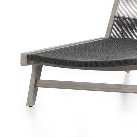Julian Outdoor Chaise-Weathered Grey