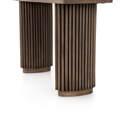Rutherford Console Table-Ashen Brown