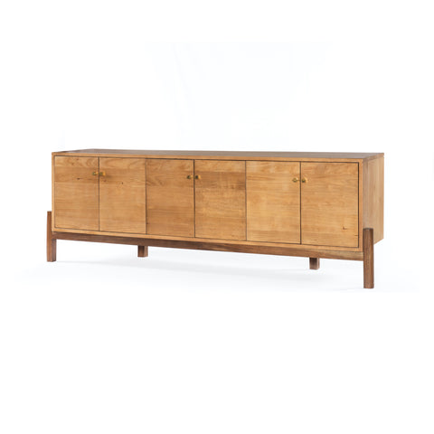 Reza Media Console-smoked Honey