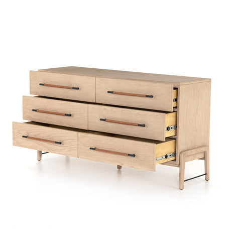 Rosedale 6 Drawer Dresser-Yucca Oak
