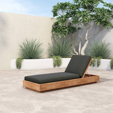 Kinta Outdoor Chaise-Charcoal