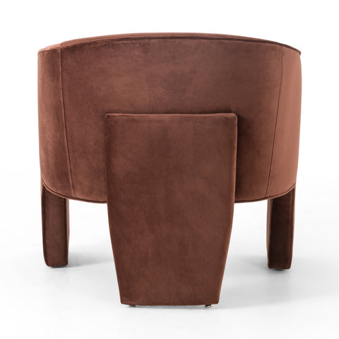 Fae Chair-Burnt Auburn Velvet