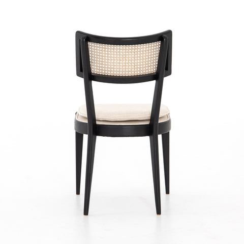 Britt Dining Chair-Brushed Ebony/ Saville Flax