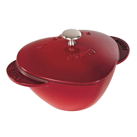 Cast Iron - Specialty Shaped Dutch Ovens - 1.75-qt Heart Dutch Oven - Cherry