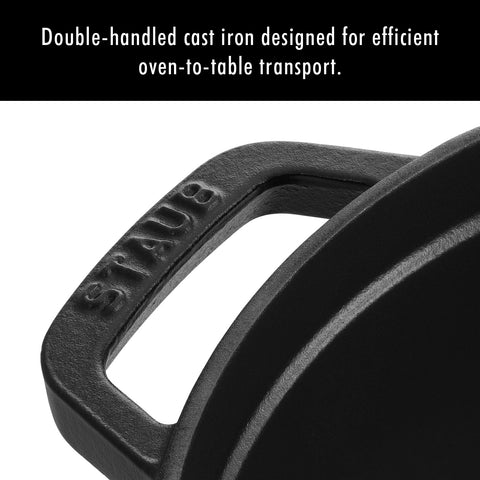 Cast Iron - 5.5-qt Round Cocotte - Black Matte