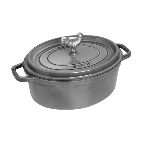 Cast Iron - Coq au Vin Dutch Ovens - 5.75-qt Coq au Vin Dutch Oven - Graphite Grey