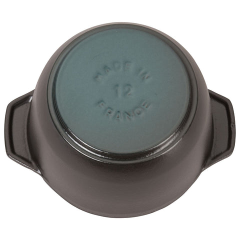 Cast Iron - 0.75-qt Petite French Oven - Matte Black