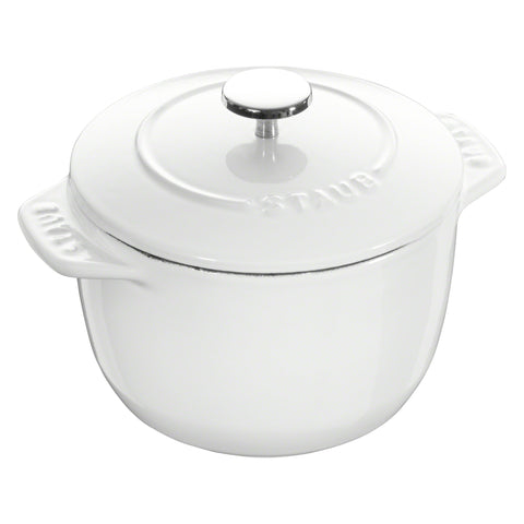 Cast Iron - 1.5-qt Petite French Oven - White