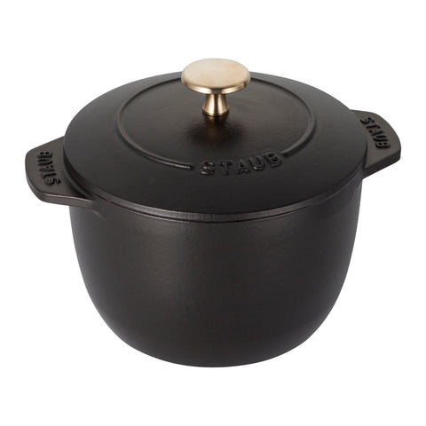 Cast Iron - 1.5-qt Petite French Oven - Black
