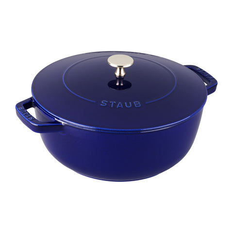 Cast Iron - 3.75-qt Essential French Oven Cocotte - Dark Blue