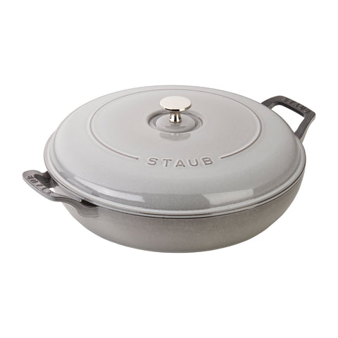 Cast Iron - Braisers/ Sauté Pans - 3.5-qt Braiser - Graphite Grey