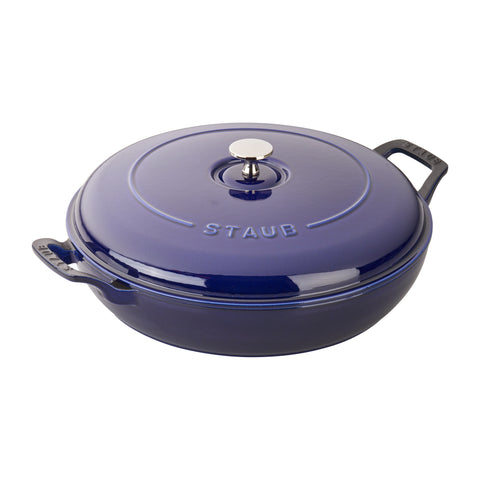 Cast Iron - Braisers/ Sauté Pans - 3.5-qt Braiser - Dark Blue