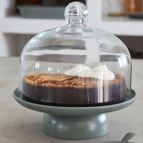 Pacifica Footed plate - 27 cm | 11'' - Blueberry