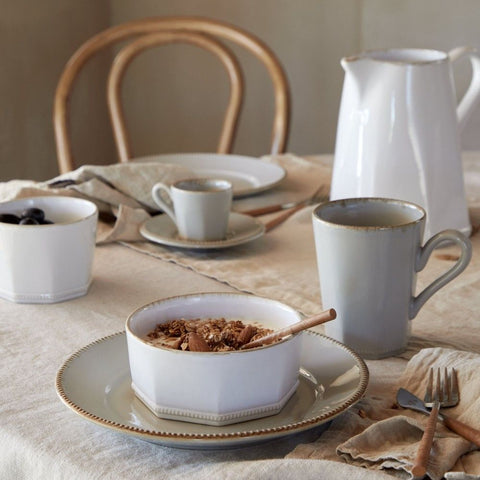 Luzia  Round Salad/dessert plate - 23 cm | 9'' - Ash grey