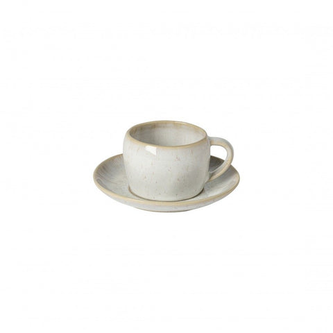 Eivissa Tea cup and Saucer - 8 oz. - Sand Beige