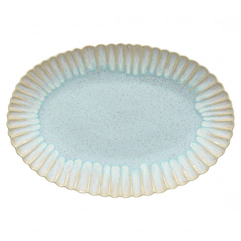 Mallorca Oval platter - 16" - Sea Blue