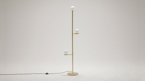 Stem Floor Lamp - Brass