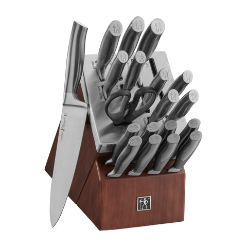 Graphite - 20pc Self-Sharpening Knife Block Set