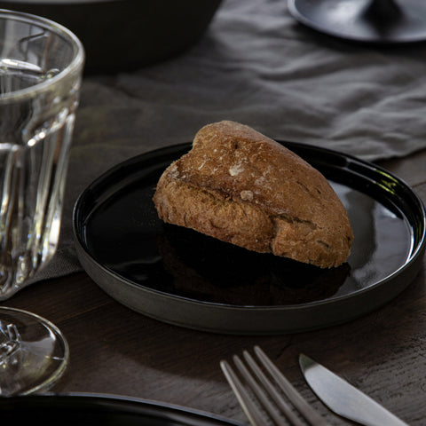 Lagoa Eco Gres  Bread plate - 16 cm | 6'' - Black