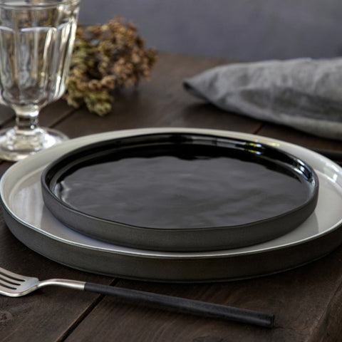 Lagoa Eco Gres  Salad/dessert plate - 21 cm | 8'' - Black