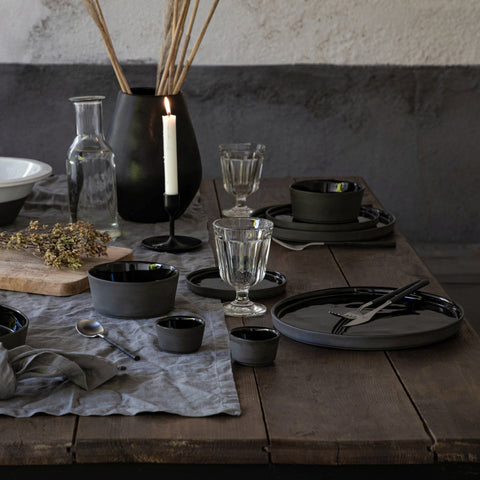 Lagoa Eco Gres  Dinner plate - 27 cm | 11'' - Black