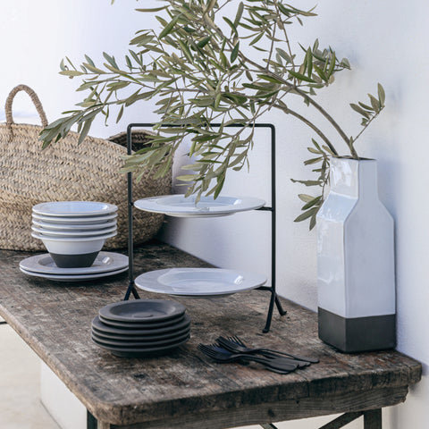 Plano  Vase - 30 cm | 12'' - White