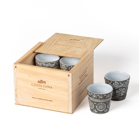 Grespresso Eco Gres  Gift box 8 espresso cups - White