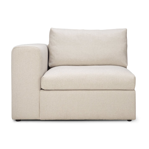Mellow Sofa - End Seater w/ R arm - Off White