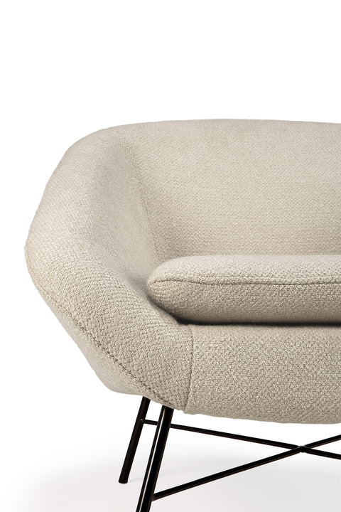 Barrow Lounge chair- Off White