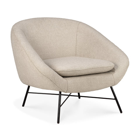 Barrow Lounge chair- Off White