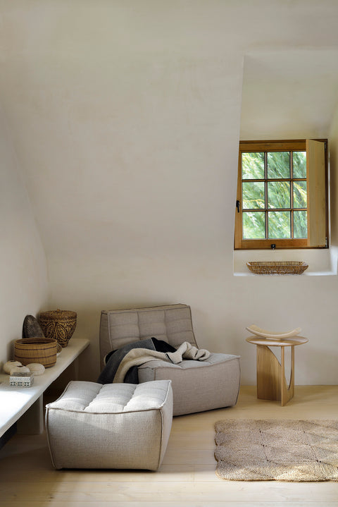 N701 sofa - footstool - Beige