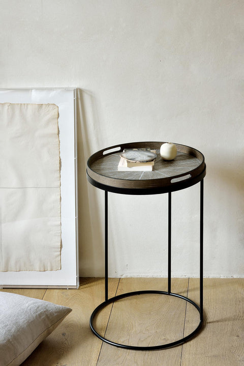 Tray Side Table,Small - Round