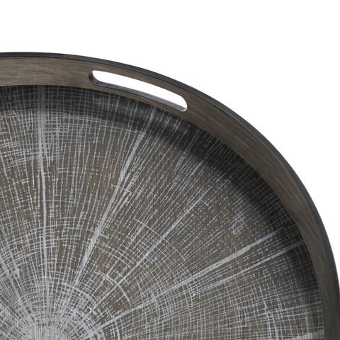 Slice wooden tray- White - Small