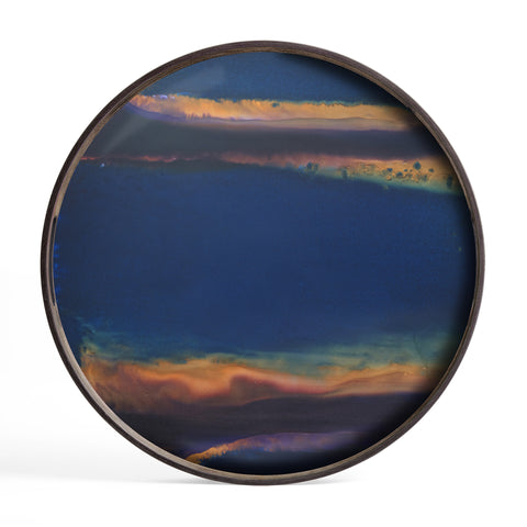 Organic glass tray - Indigo - Small