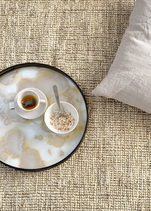 Organic Glass Tray - Mist Gold - Small