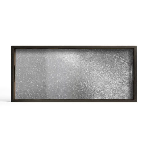Aged mirror tray - Frost - Medium