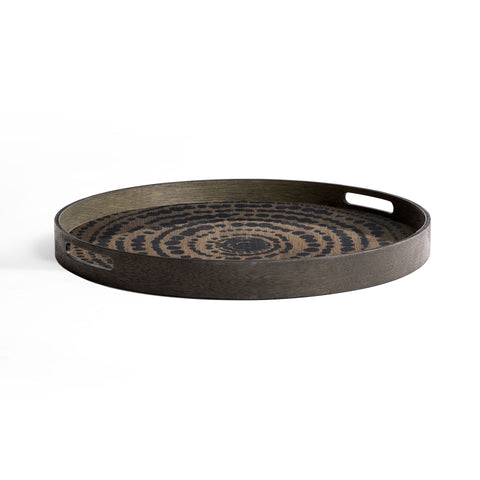 Beads wooden Tray - Black - Small